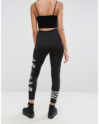 Черно-белые леггинсы с принтом от Asos