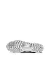 Мужские черно-белые низкие кеды из плотной ткани от Nike