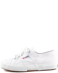 Женские черно-белые низкие кеды от Superga