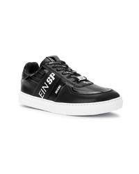 Мужские черно-белые низкие кеды от Plein Sport