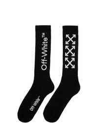 Мужские черно-белые носки с принтом от Off-White