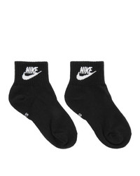 Мужские черно-белые носки с принтом от Nike