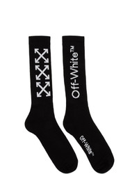 Мужские черно-белые носки с принтом от Off-White