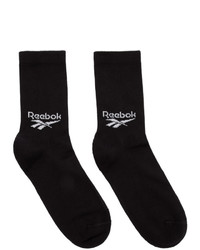 Мужские черно-белые носки с принтом от Reebok Classics
