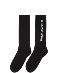 Мужские черно-белые носки от Palm Angels