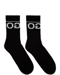 Мужские черно-белые носки от Hugo