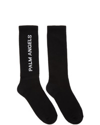 Мужские черно-белые носки от Palm Angels