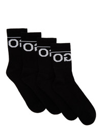 Мужские черно-белые носки от Hugo
