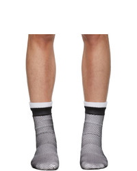 Мужские черно-белые носки от Random Identities