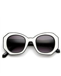 Черно-белые солнцезащитные очки