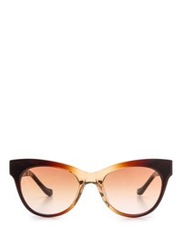 Женские черно-белые солнцезащитные очки от The Row