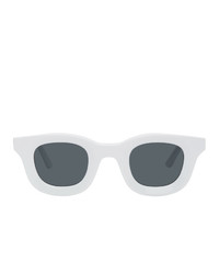 Мужские черно-белые солнцезащитные очки от Rhude