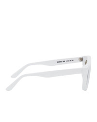 Мужские черно-белые солнцезащитные очки от Rhude