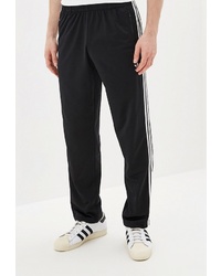 Мужские черно-белые спортивные штаны в вертикальную полоску от adidas Originals