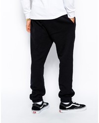 Мужские черно-белые спортивные штаны с принтом