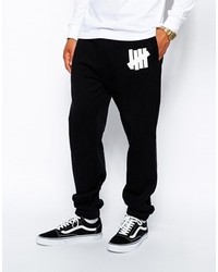 Мужские черно-белые спортивные штаны с принтом