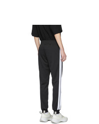 Мужские черно-белые спортивные штаны от Palm Angels