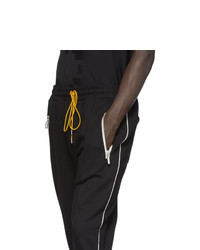 Мужские черно-белые спортивные штаны от Rhude