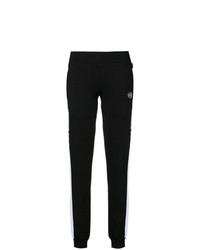 Женские черно-белые спортивные штаны от Plein Sport