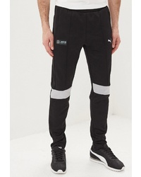 Мужские черно-белые спортивные штаны от Puma