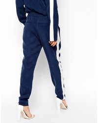 Женские черно-белые спортивные штаны от Vila