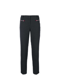 Черно-белые узкие брюки от Cambio