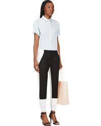 Черно-белые узкие брюки от Maison Martin Margiela