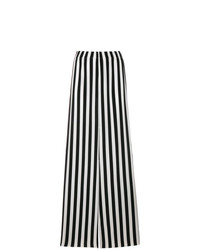Черно-белые широкие брюки в вертикальную полоску от Federica Tosi