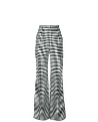 Черно-белые широкие брюки в клетку от Sonia Rykiel