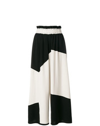 Черно-белые широкие брюки от Henrik Vibskov