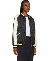 Женский черно-белый бомбер от MCQ