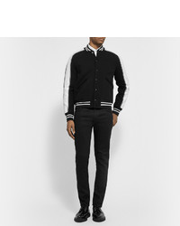 Мужской черно-белый бомбер от Sandro