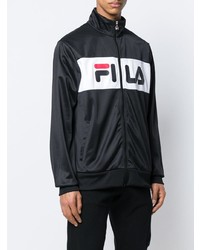 Мужской черно-белый бомбер от Fila
