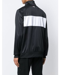 Мужской черно-белый бомбер от Fila