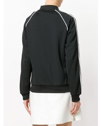 Женский черно-белый бомбер от adidas