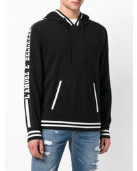 Мужской черно-белый вязаный худи от Dolce & Gabbana