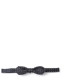 Мужской черно-белый галстук-бабочка в горошек от Dolce & Gabbana