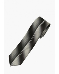 Мужской черно-белый галстук в вертикальную полоску от Fayzoff S.A.