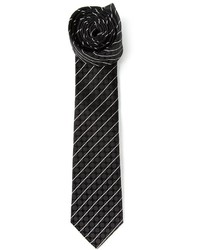 Мужской черно-белый галстук в горошек от Dolce & Gabbana