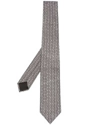 Мужской черно-белый галстук с принтом от Moschino