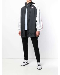 Мужской черно-белый дождевик от Kappa