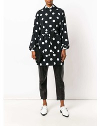 Женский черно-белый дождевик от Versace Vintage