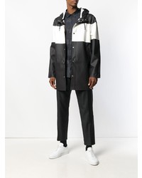 Мужской черно-белый дождевик от Stutterheim