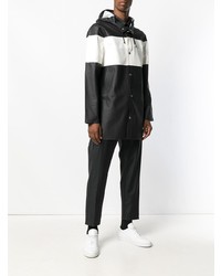 Мужской черно-белый дождевик от Stutterheim
