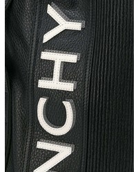 Мужской черно-белый кожаный рюкзак от Givenchy
