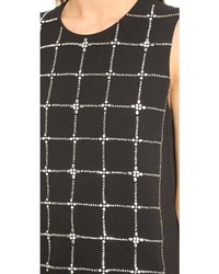 Черно-белый комбинезон в клетку от Tory Burch