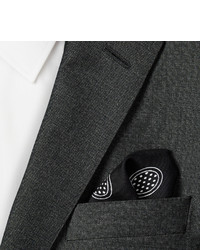 Черно-белый нагрудный платок с принтом от Dolce & Gabbana