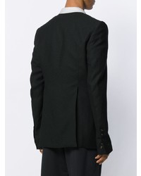 Мужской черно-белый омбре пиджак от Rick Owens