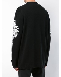 Мужской черно-белый открытый кардиган от Adaptation