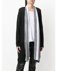 Женский черно-белый открытый кардиган от Rundholz Black Label